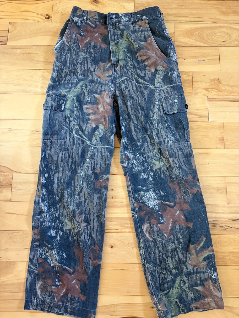 Youth Camouflage Cargo Pants - Brown/Green
